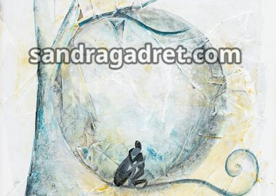 Soupir de l&rsquo;aube – 20×20 cm