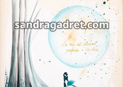 Parfum du matin – 60×60 cm – Disponible