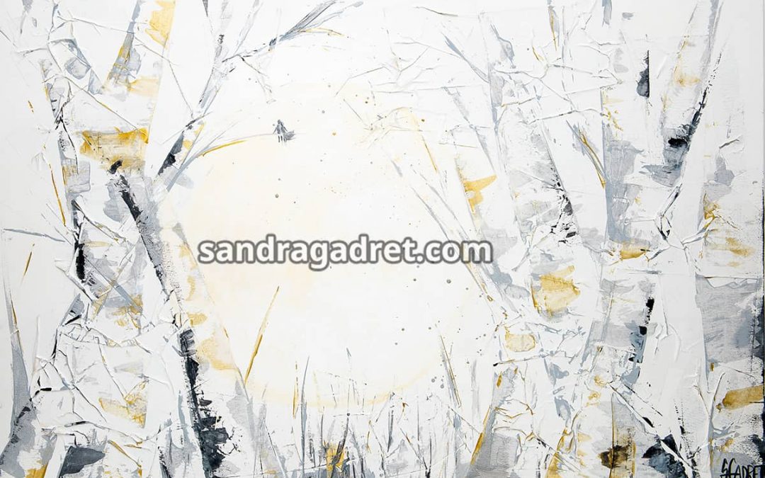 Un soir d&rsquo;hiver – 75×115 cm