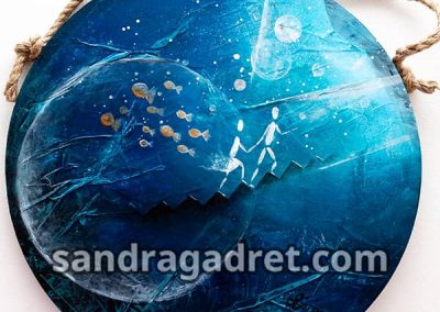 Ailleurs Land – 40×40 cm