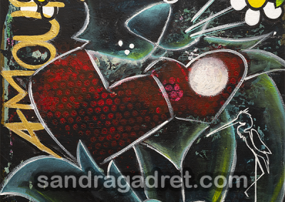 Coeur de pirate – 50×40 cm