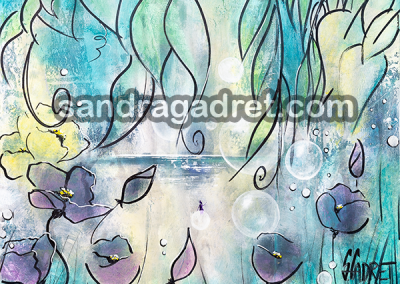 Comme dans un rêve – 80×80 cm – Disponible