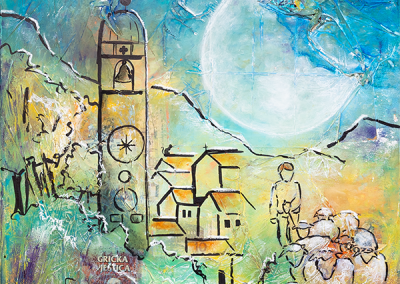 Du Velebit à Dubrovnik – 81×65 cm