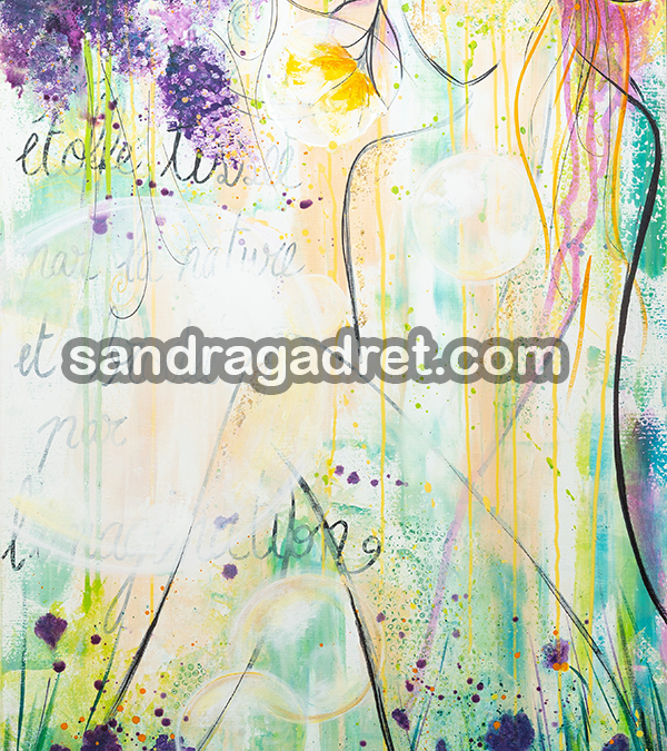 Mademoiselle Printemps – 81×54.5 cm – Disponible