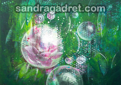 Nymphéa – 60×50 cm – Disponible