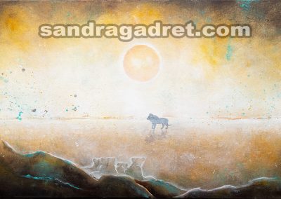Spectateur du divin – 120×60 cm – Disponible