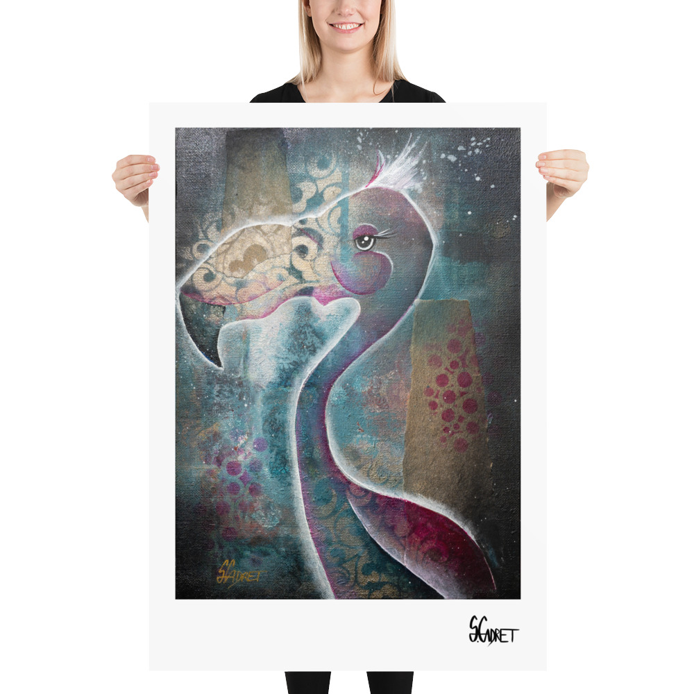 Epreuve d'artiste - Flamingo
