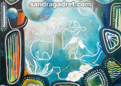 Amour toujours – 50×50 cm – Disponible