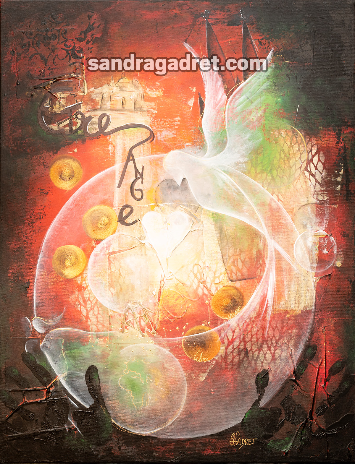 Bouillonnement – 65×50 cm – Disponible