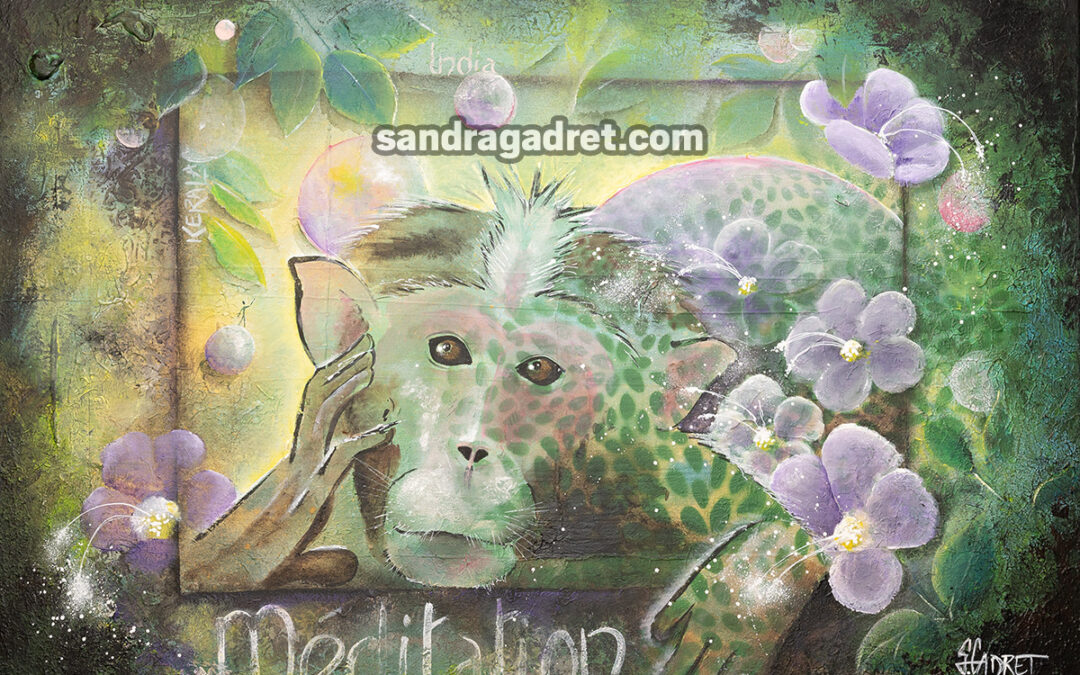 Méditation – 70×50 cm – Disponible
